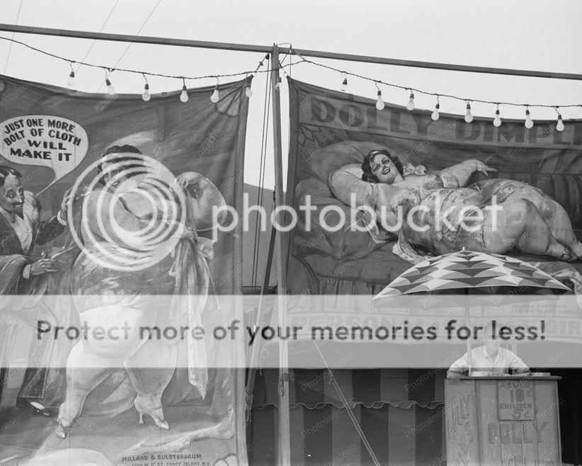 Coney Island Freak Show Dolly Dimple 1930s Old Photo Photoseeum